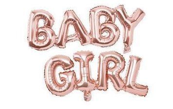 Фольгована фігура надпись "Baby Girl" (рожеве золото) Китай 5-71845 фото