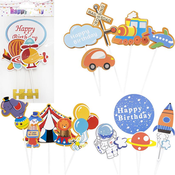 Топер для торту Happy Birthday Дитячий (1 уп) 87-2 фото