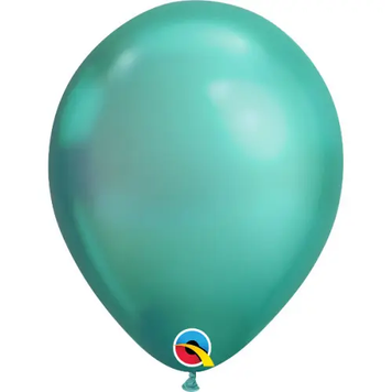 Повітряні кульки Qualatex Хром 11" (28 см) (Green) зелений 3102-0082 фото
