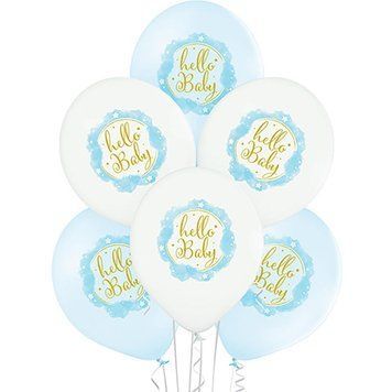 Кулі Belbal 12" B105 (Hello baby boy) (25 шт) 3103-1478 фото