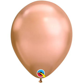Повітряні кульки Qualatex Хром 11" (28 см). рожеве золото (Rose gold) 3102-0539 фото