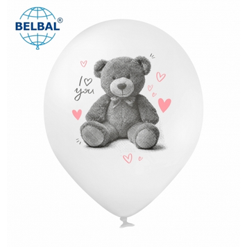 Кулі Belbal 12" B105 (I love you, ведмедик) (25 шт) 258-0440 фото