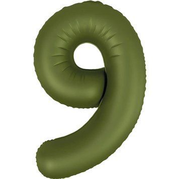 Фольга Оливкова Slim Matte Olive Green цифра 9 (Flexmetal) (в інд.уп) 3207-3909 фото