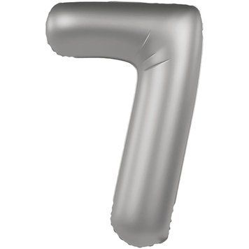 Фольга Платинова Slim Matte Moonlight Silver цифра 7 (Flexmetal) (в інд.уп) 3207-3897 фото