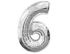 Фольга Срібло цифра 6 (Flexmetal) (в інд.уп) 1207-3274 фото