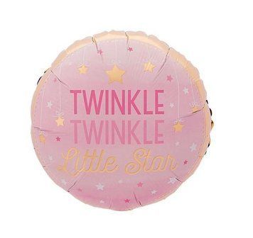 Фольга 18" (45см) "Рожева Тwinkle, twinkle Little star" Китай(Pinan) 997189 фото