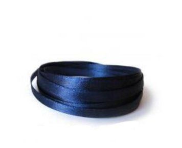 Атласна стрічка 0,6 см (Темно-Синя) 3605 фото
