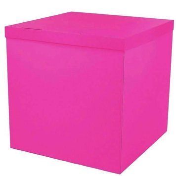 Коробка-сюрприз для кульок "Малина" (70х70х70) korobka-fuchsia фото