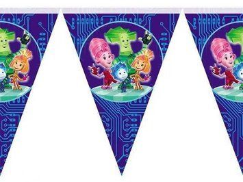 Гірлянда паперова "Фіксики" 56 фото