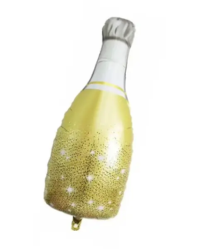 Фольгована фігура пляшка шампанського "Sparkling" золота 91х47см (інд. уп) BV-4292 фото