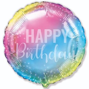 Фольга Happy birthday Градиент Flexmetal 3202-2955 фото