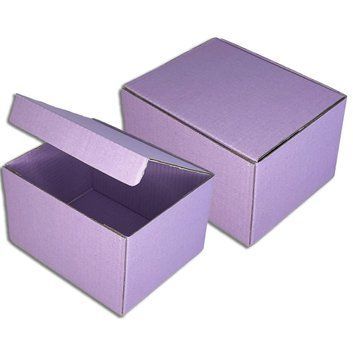 Набір коробок "Лавандові" (5 шт.) двосторонній картон (12х9,5х7 см) lavender-2-1 фото