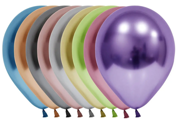Кулі Balonevi 5"/HAS01 (Хром асорті) (100 шт) 12,5см BV-11759 фото
