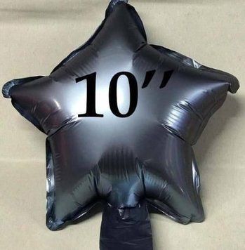 Фольга Китай маленька Зірка 10" Графит 3425 фото