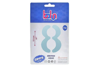 Цифра 8 "Balun" Baby Blue 40" (101см) Б-19040 фото